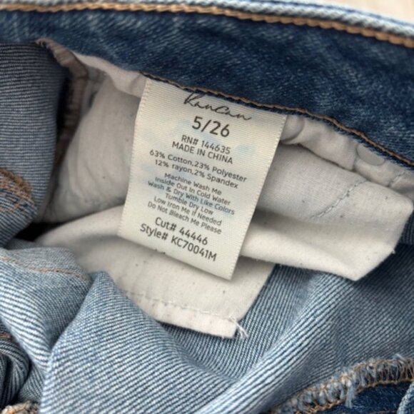 KanCan Beachcombing High Rise Cross Over Straight size 5/26 - Picture 8 of 8